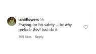 A netizen reacts (Image via Instagram/@hollywoodunlocked)